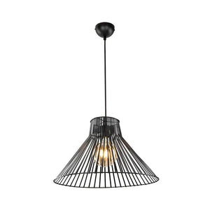 Lampada a sospensione filo metallico Panama MDL4135 colore nero