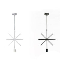 Lampada A Sospensione Moderna A Stella Per Lampadine E27 Portalampada B35-x         