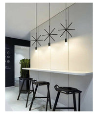 Lampada A Sospensione Moderna A Stella Per Lampadine E27 Portalampada B35-x         