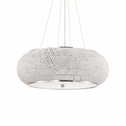 Lampada A Sospensione Pasha' Sp14 Cromo Ideal-Lux