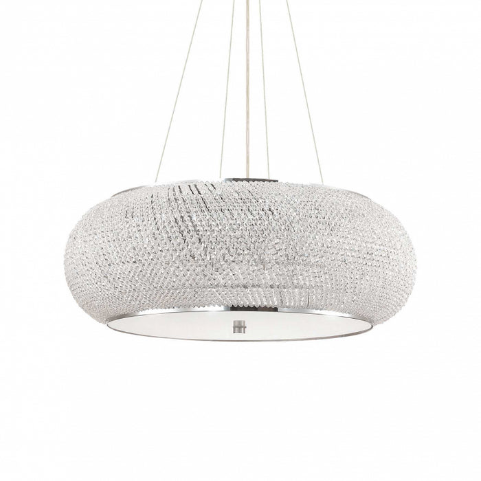 Lampada A Sospensione Pasha' Sp14 Cromo Ideal-Lux