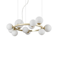 Lampada A Sospensione Perlage Sp11 Bianco Ideal-Lux
