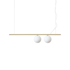 Lampada A Sospensione Perline Sp2 Ottone Ideal-Lux