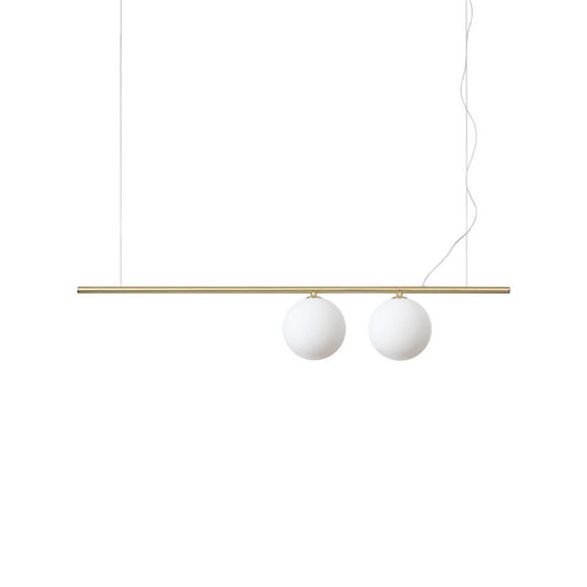 Lampada A Sospensione Perline Sp2 Ottone Ideal-Lux
