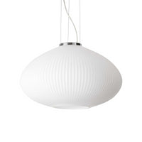 Lampada A Sospensione Plisse' Sp1 D45 Cromo Ideal-Lux