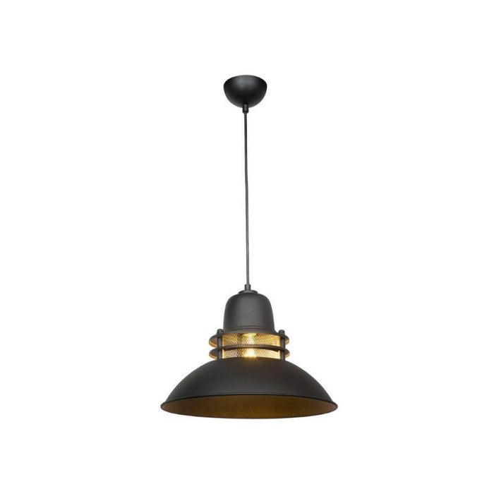 Lampada a sospensione Tibet ASZ0871 nera stile industriale