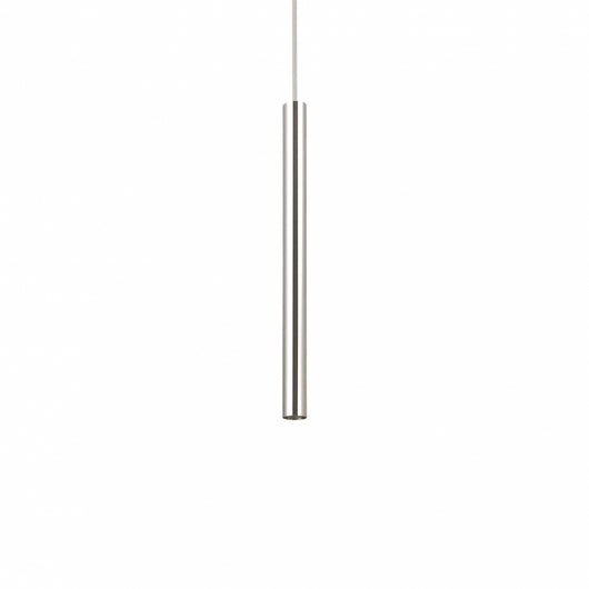Lampada A Sospensione Ultrathin Sp D040 Round On-Off Cromo Ideal-Lux