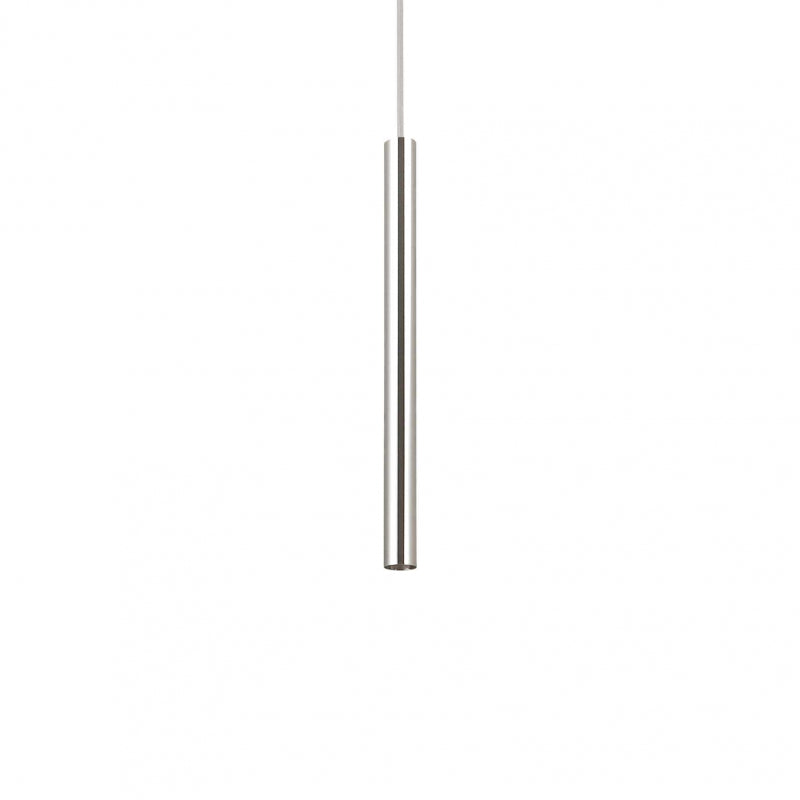 Lampada A Sospensione Ultrathin Sp D040 Round On-Off Cromo Ideal-Lux