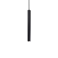Lampada A Sospensione Ultrathin Sp D040 Square On-Off Nero Ideal-Lux