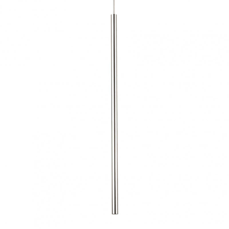 Lampada A Sospensione Ultrathin Sp D100 Round On-Off Cromo Ideal-Lux