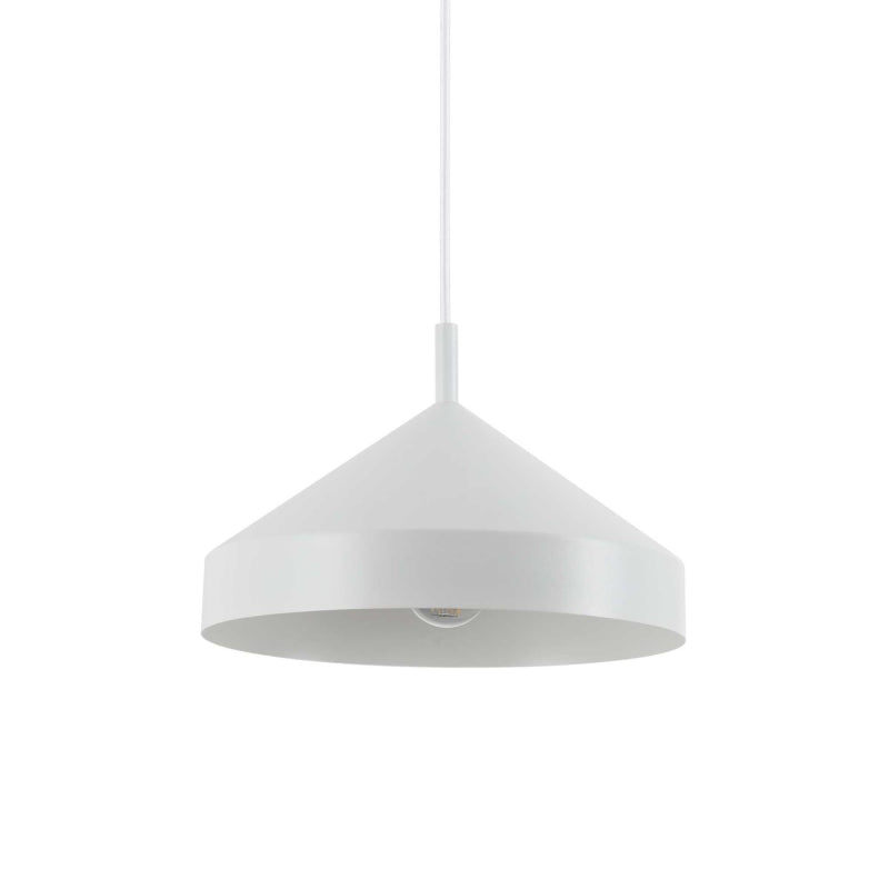 Lampada A Sospensione Yurta Sp1 D30 Bianco Ideal-Lux