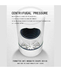 Lampada Anti Zanzare Insetti Mosche Zanzariera Elettrica Usb Led Aspiratore Fan         