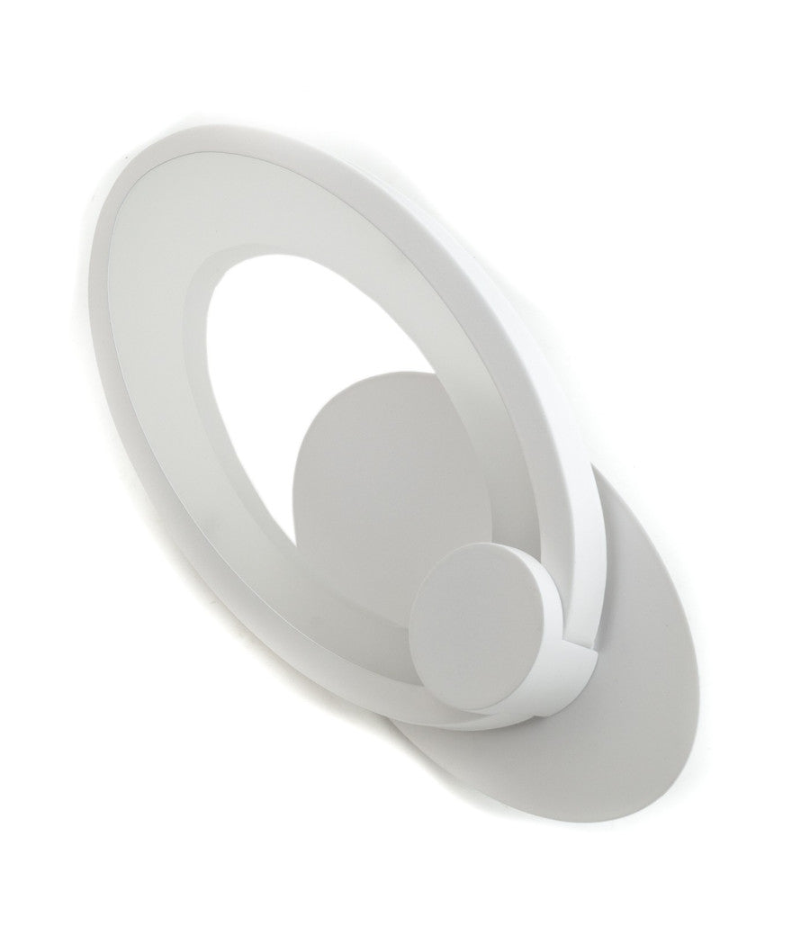 Lampada Applique Led Parete Muro Ovale 10w Driver Incluso 220v Luce Fredda 6500k         