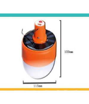 Lampada Campeggio Portatile Solare Led Lanterna Gancio Ricaricabile Usb Tx-9639         