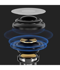 Lampada Caricabatterie Wireless Altoparlante Portatile Luce Notturna Conchiglia         