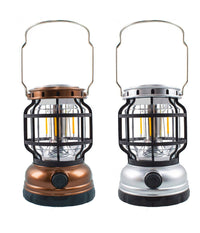 Lampada Da Campeggio A Led Solare Lanterna A Fiamma Portatile Ricaricabile Usb         