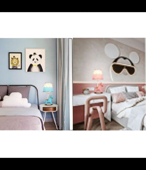 Lampada Da Comodino Scrivania Cameretta Bimba Bimbo Cavallo A Dondolo E27 D09         