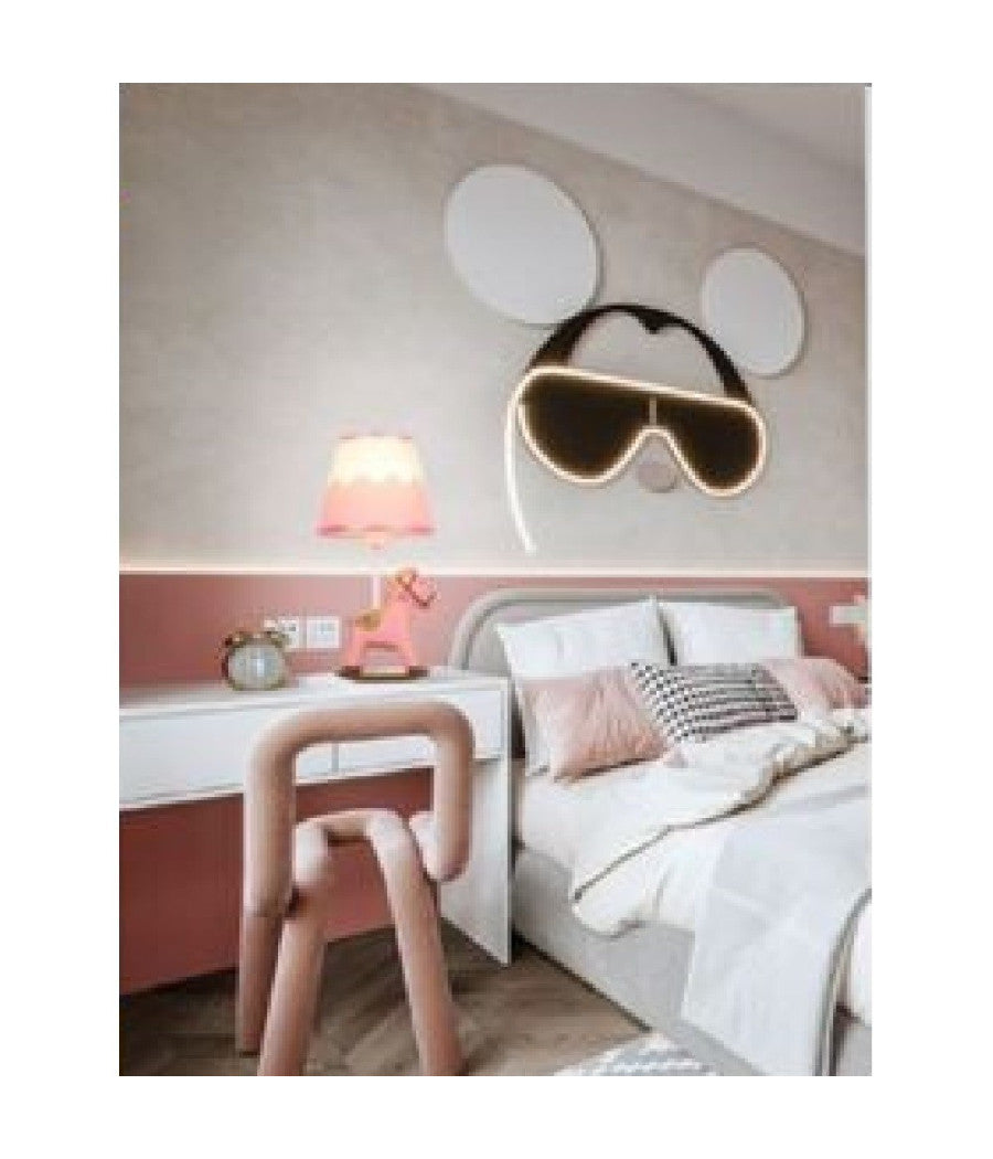 Lampada Da Comodino Scrivania Cameretta Bimba Bimbo Cavallo A Dondolo E27 D09         