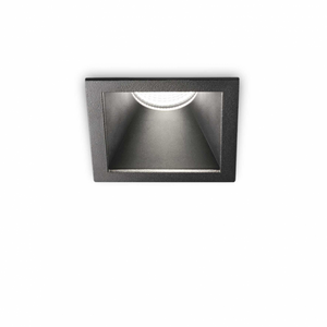 Lampada Da Incasso Game Trim Square 11W 2700K Bk Bk Ideal-Lux