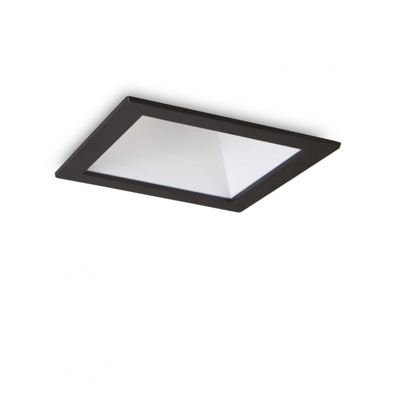 Lampada Da Incasso Game Trim Square 11W 3000K Bk Wh Ideal-Lux