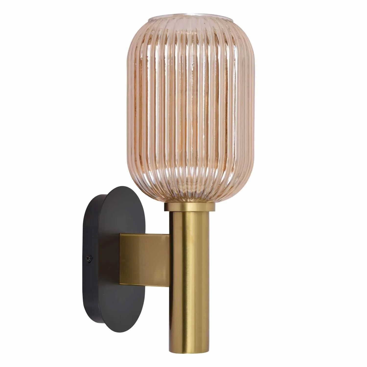 LÚZETE - LAMPADA DA PARETE AMBRA PARALUME Ø19 E27 SHELBY