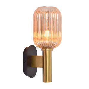 LÚZETE - LAMPADA DA PARETE AMBRA PARALUME Ø19 E27 SHELBY