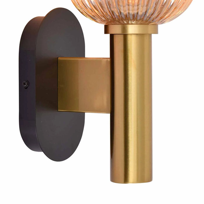 LÚZETE - LAMPADA DA PARETE AMBRA PARALUME Ø19 E27 SHELBY