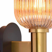 LÚZETE - LAMPADA DA PARETE AMBRA PARALUME Ø19 E27 SHELBY