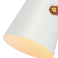 LÚZETE - LAMPADA DA PARETE BIANCO/MARRONE EGIL