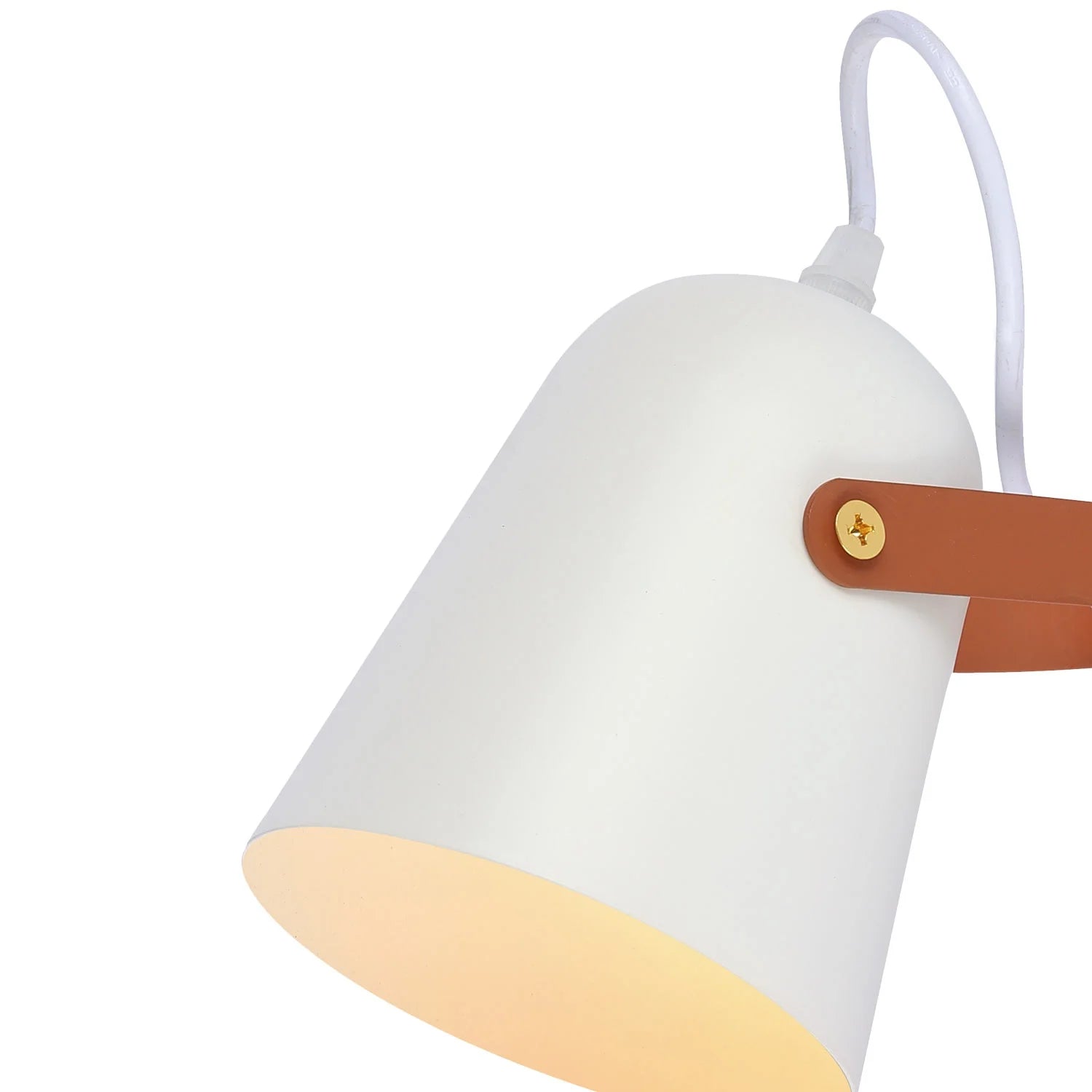 LÚZETE - LAMPADA DA PARETE BIANCO/MARRONE EGIL