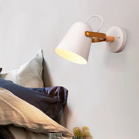 LÚZETE - LAMPADA DA PARETE BIANCO/MARRONE EGIL