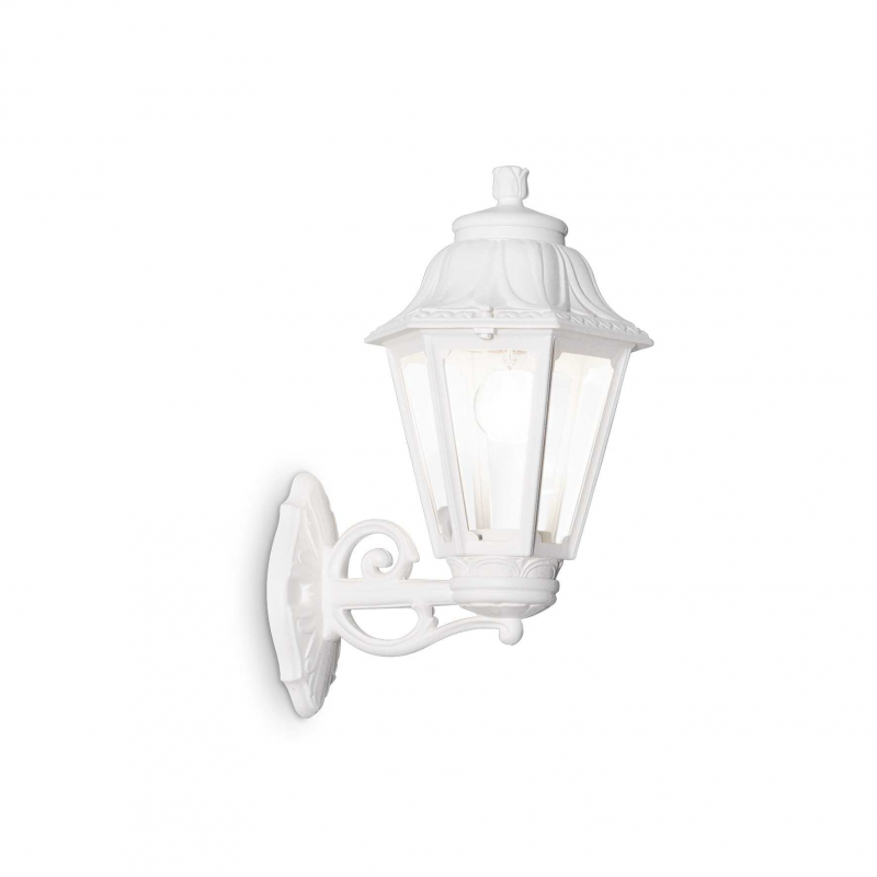 Lampada Da Parete Dafne Ap1 Big Bianco Ideal-Lux