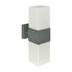 LÚZETE - APPLIQUE DA ESTERNO BORAGE ANTRACITE IP44