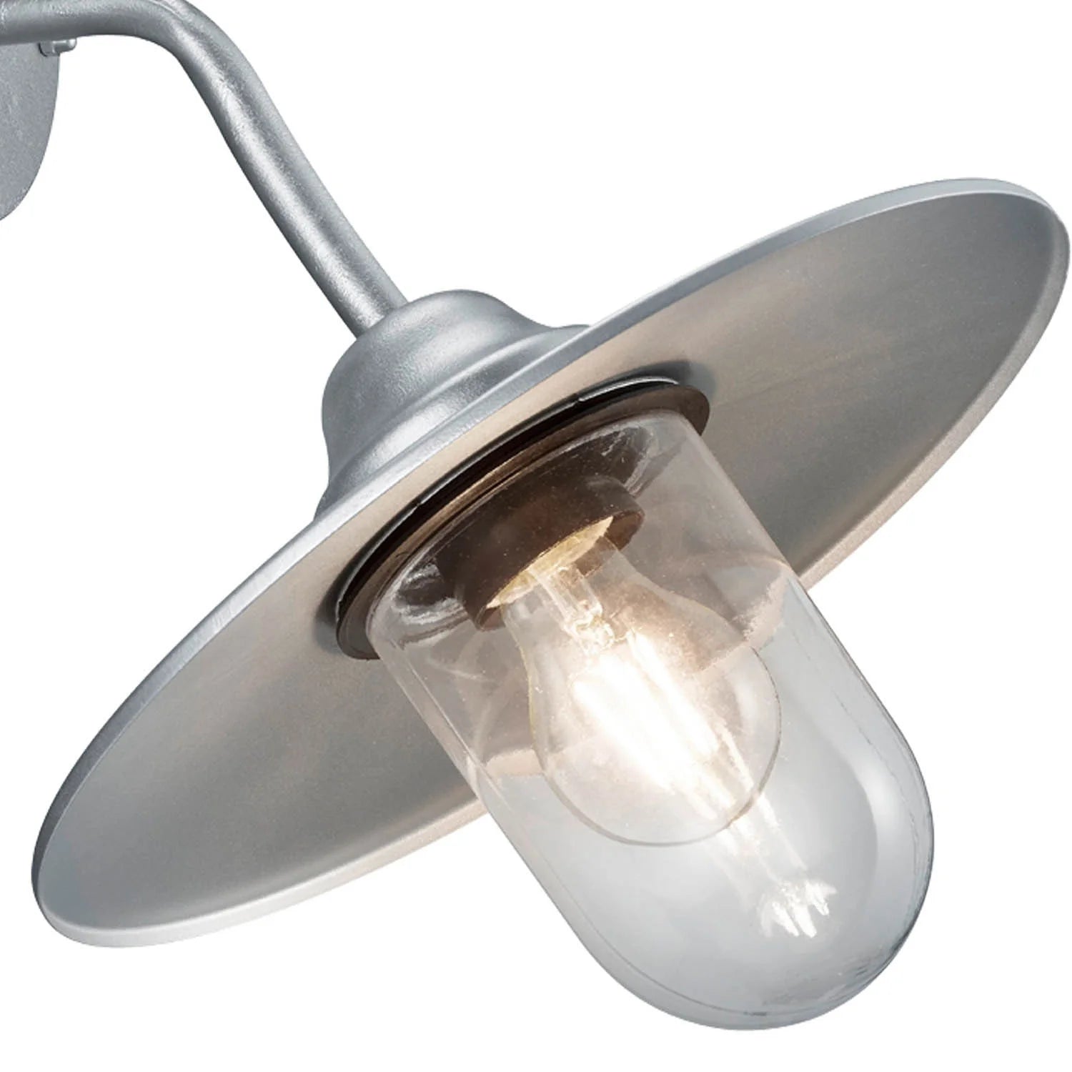 LÚZETE - LAMPADA DA PARETE ESTERNA E27 IP44 ZINC TULSI