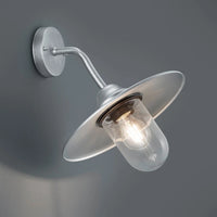 LÚZETE - LAMPADA DA PARETE ESTERNA E27 IP44 ZINC TULSI