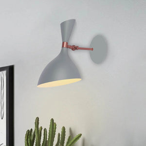 LÚZETE - LAMPADA DA PARETE GRIGIO/ORO ROSA ATZIRI