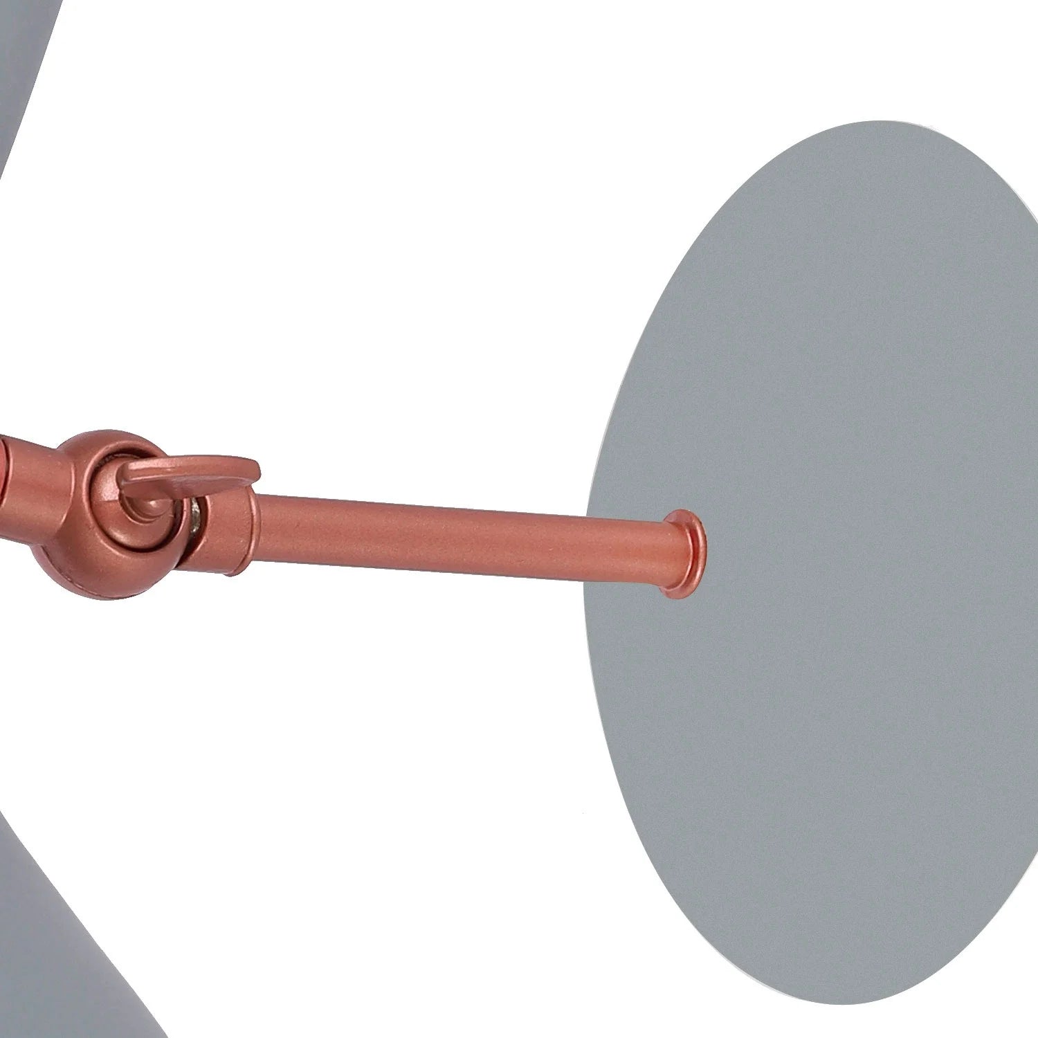 LÚZETE - LAMPADA DA PARETE GRIGIO/ORO ROSA ATZIRI