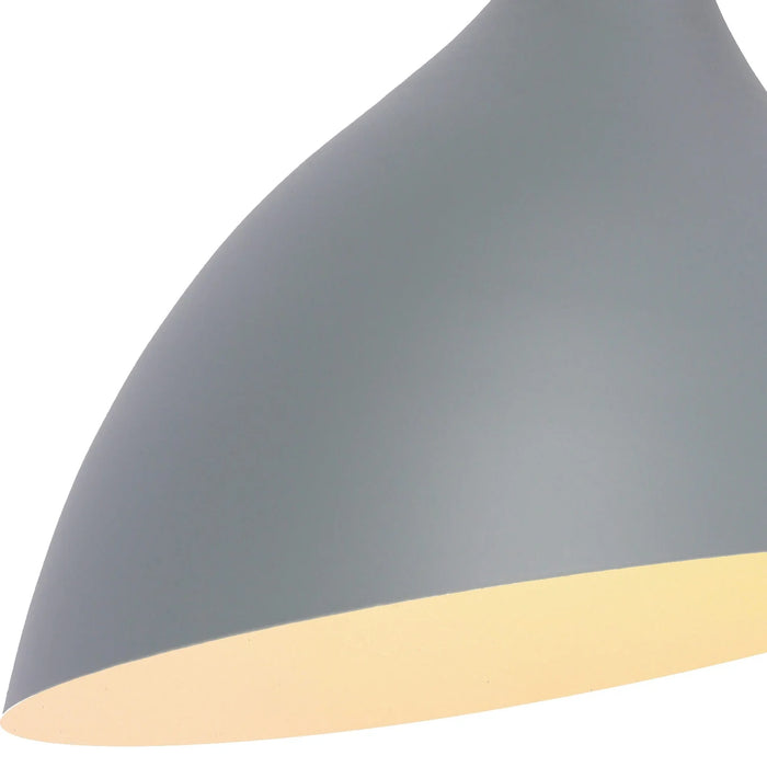 LÚZETE - LAMPADA DA PARETE GRIGIO/ORO ROSA ATZIRI