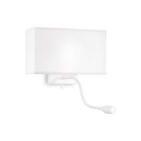 Lampada Da Parete Hotel Ap2 All White Ideal-Lux