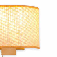 LÚZETE - LAMPADA DA PARETE IN RATTAN E27 SAMANTHA