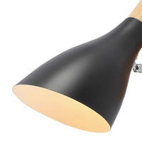 LÚZETE - LAMPADA DA PARETE LEGNO/NERO HERDIS