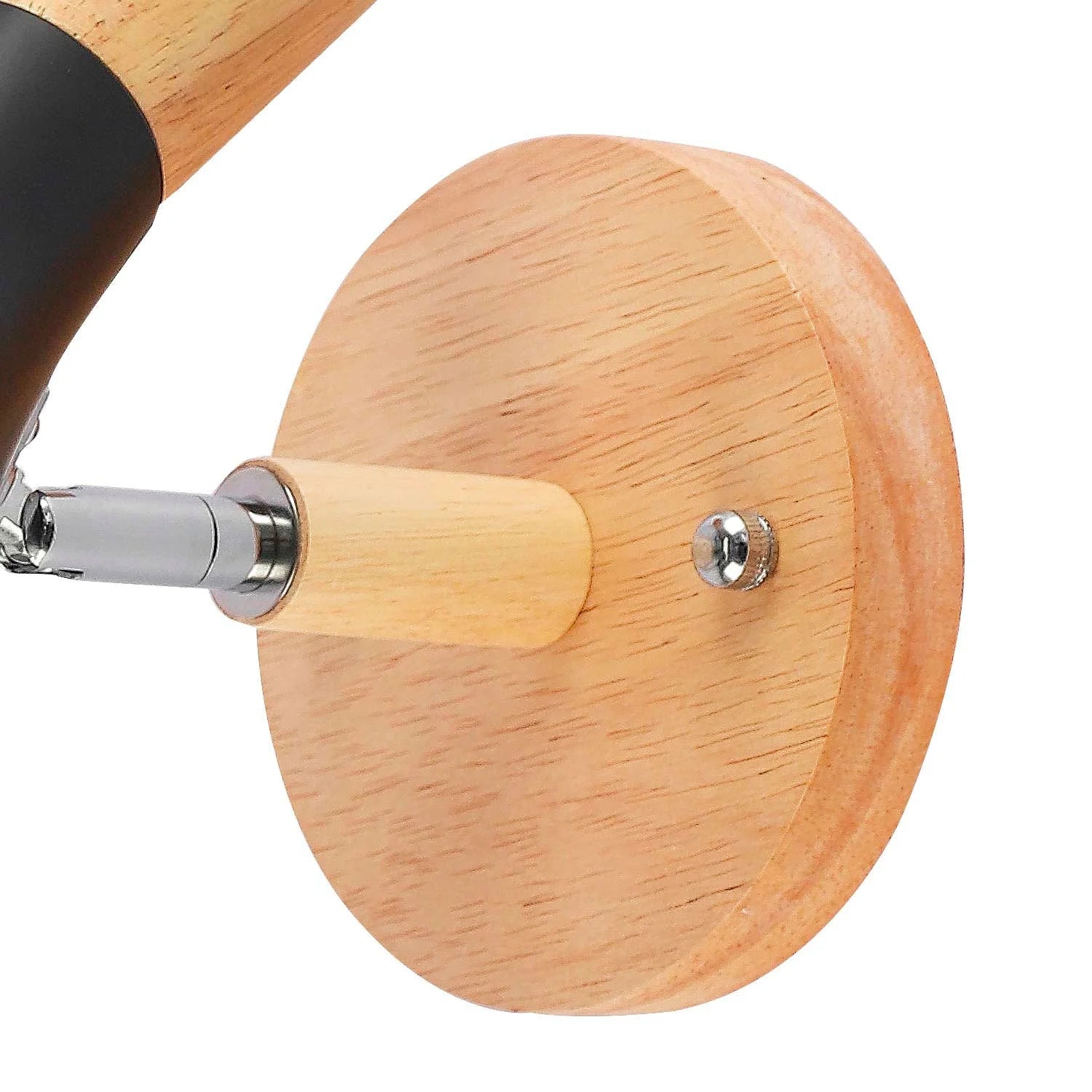 LÚZETE - LAMPADA DA PARETE LEGNO/NERO HERDIS