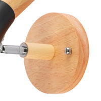 LÚZETE - LAMPADA DA PARETE LEGNO/NERO HERDIS