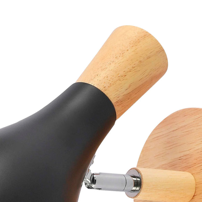 LÚZETE - LAMPADA DA PARETE LEGNO/NERO HERDIS