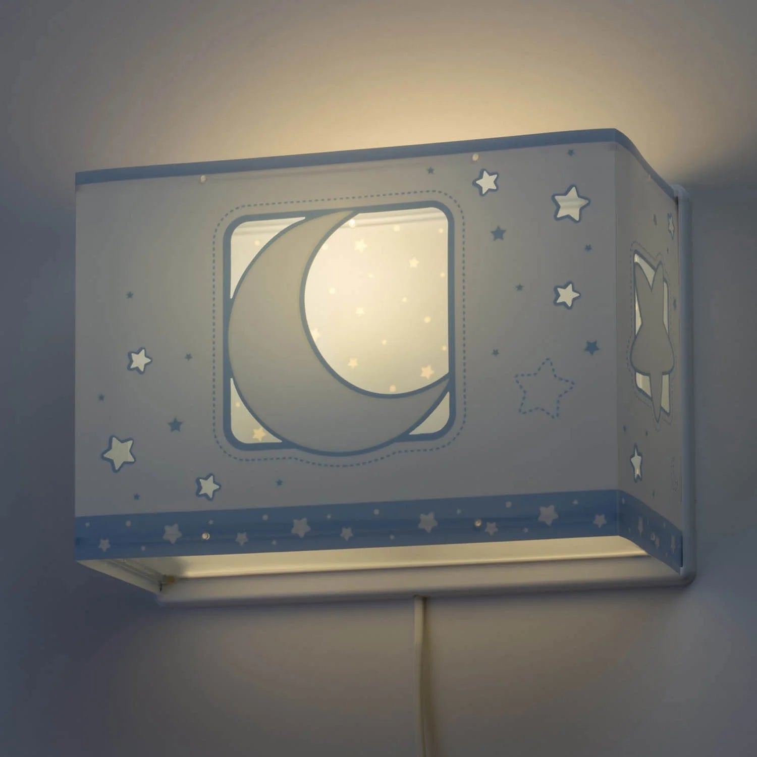 LÚZETE - LAMPADA DA PARETE LUNA BLU