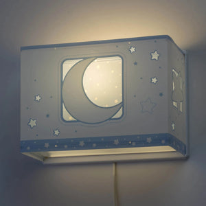 LÚZETE - LAMPADA DA PARETE LUNA BLU