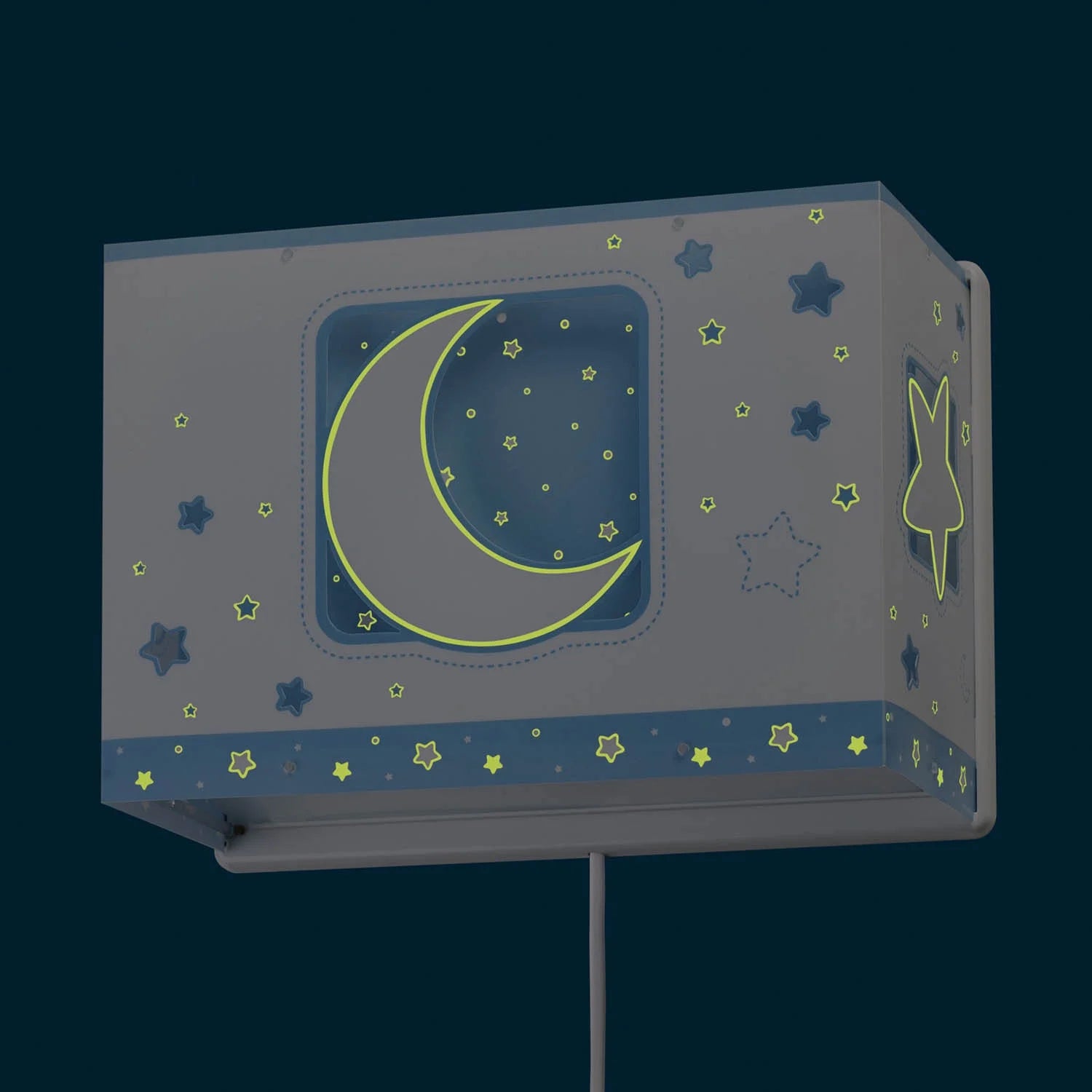 LÚZETE - LAMPADA DA PARETE LUNA BLU