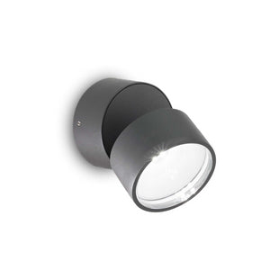 Lampada Da Parete Omega Ap Round Antracite 3000K Ideal-Lux