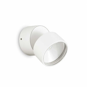 Lampada Da Parete Omega Ap Round Bianco 3000K Ideal-Lux
