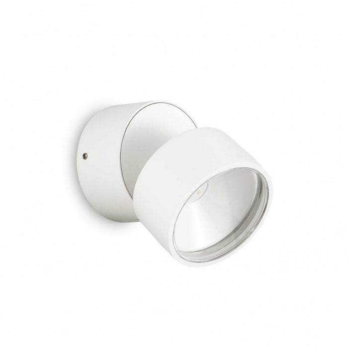 Lampada Da Parete Omega Ap Round Bianco 4000K Ideal-Lux